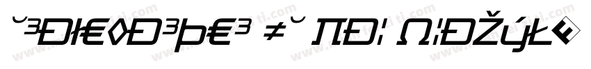 TradeMarker OT Fat Italic字体转换